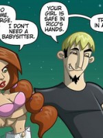 Illustrated blacksexing guide interracial toons